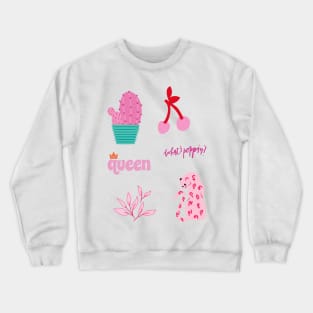 Pink aesthetic cute pack Crewneck Sweatshirt